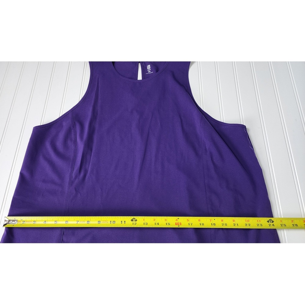 Ideology Sleeveless Midi Dress Women XXL Purple Casual - Picture 9 of 13